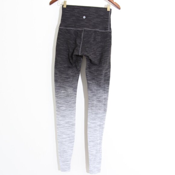 Lululemon Wunder Under Hi-Rise Tight Ombre Melange 32" Space Dye Black Deep Coal - Picture 10 of 15